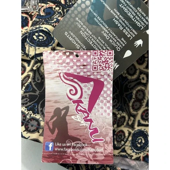 Kanu Surf Women's Comfort Technology UPF 50+ Active Swim Board Shorts Size 14 - Picture 6 of 13